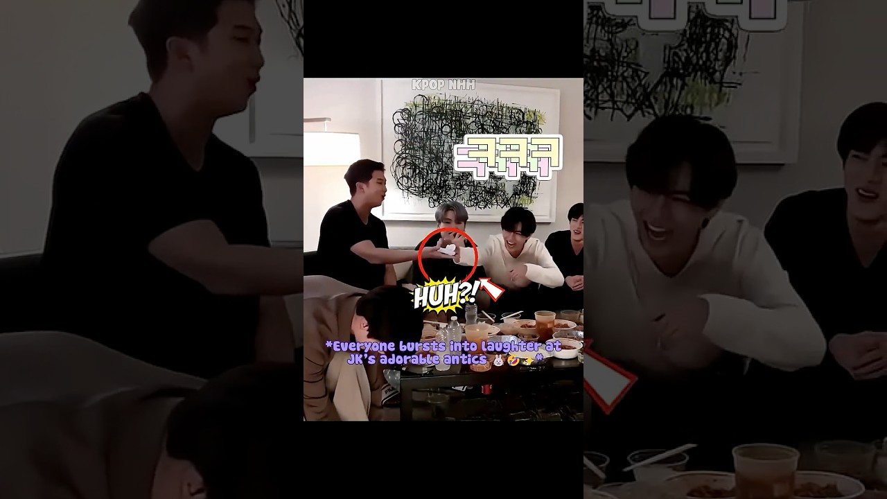Jungkook Turned A Sock Into Comedy 😂🤣 #shorts #bts #jungkook