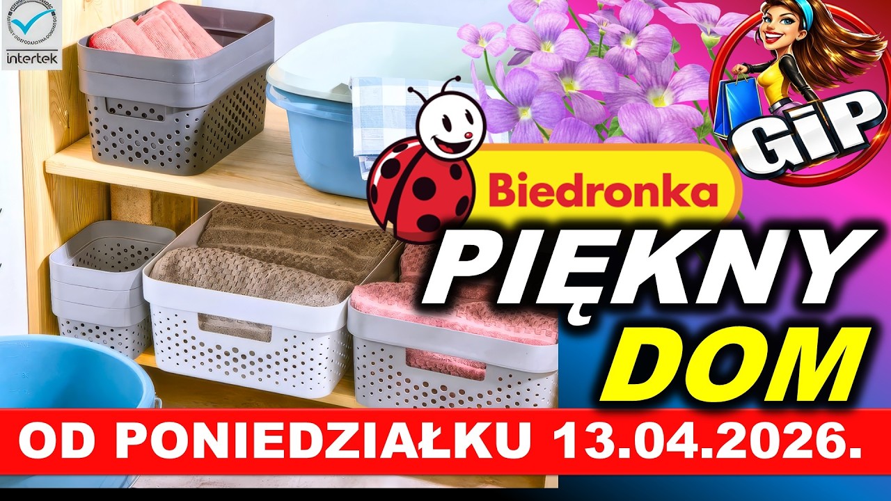 BIEDRONKA dla domu | Promocje od poniedziałku 13.04.2026.