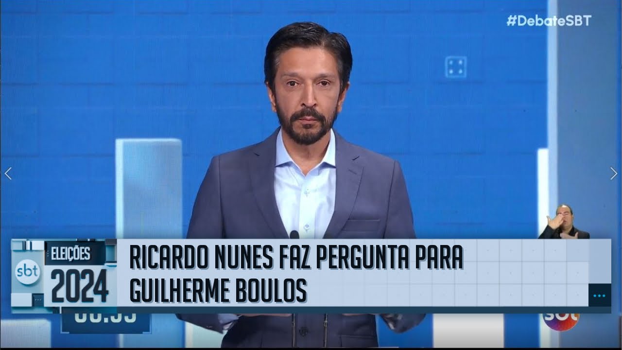 Debate SBT: Nunes (MDB) escolhe Boulos (PSOL) para responder sobre gestão ambiental