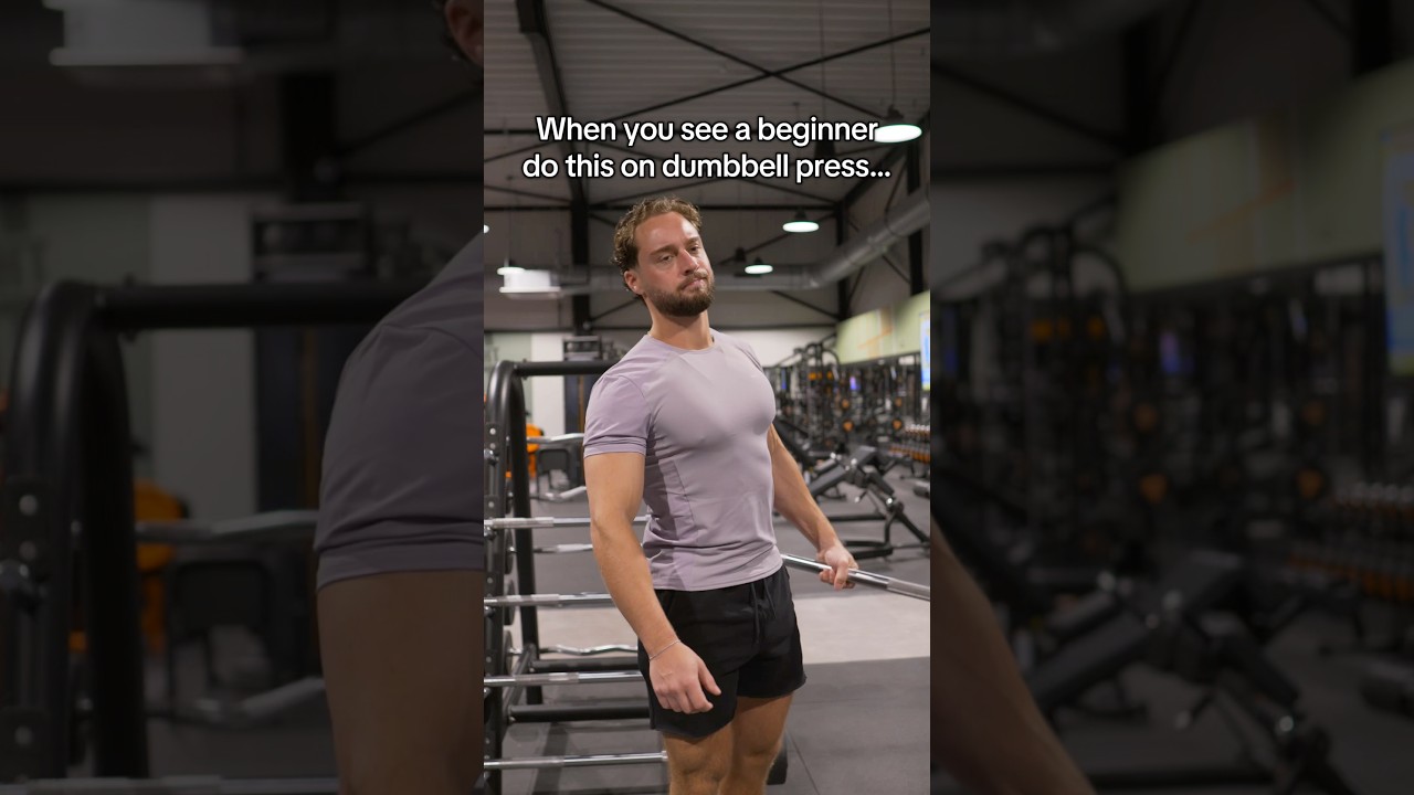 How to safely lower dumbbells on chest press