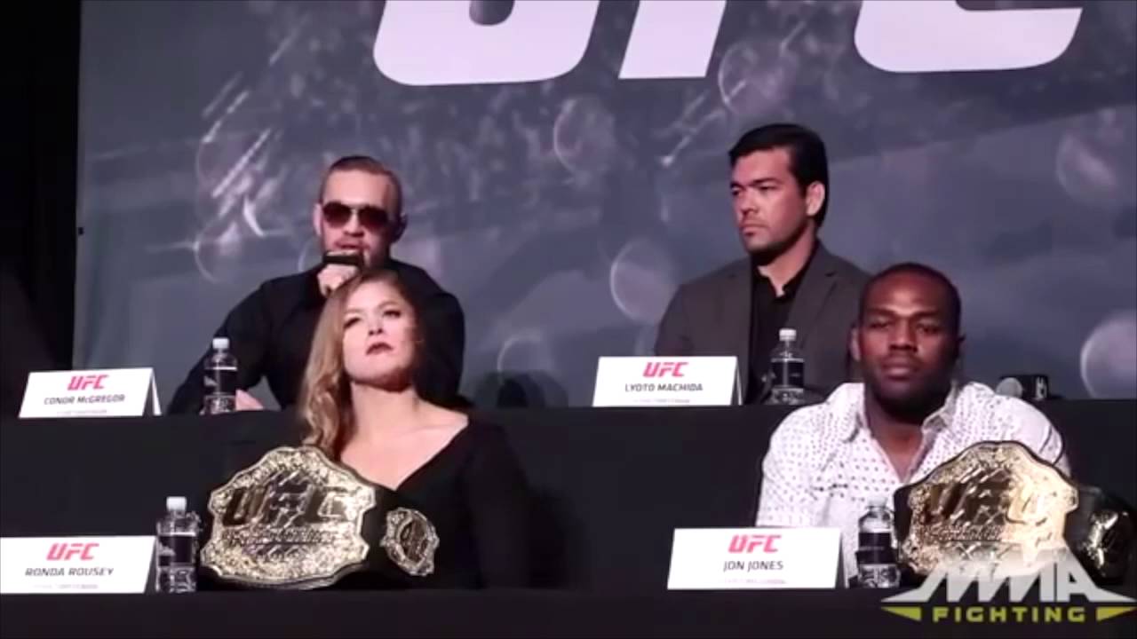 Ronda Rousey's reaction to Conor McGregor