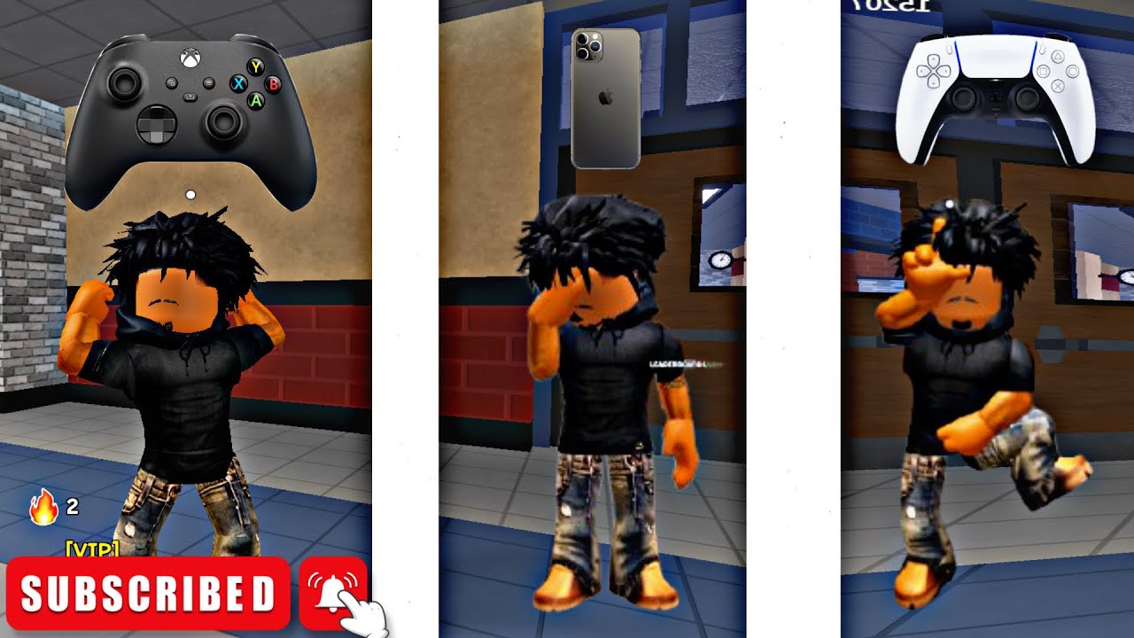 Playing on EVERY DEVICE in Roblox Fight in a school..
