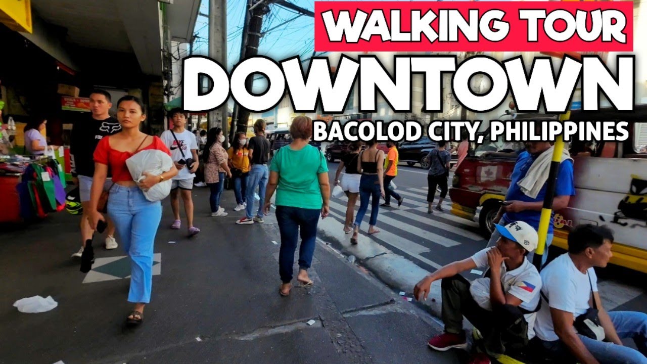 Walking Around Downtown Bacolod City | PHILIPPINES 🇵🇭 | Walking Tour
