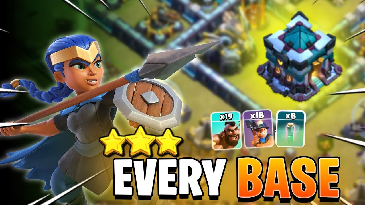 The Best TH13 !! Hybrid With RC Charge 🔥 | TH13 Attack Strategy | Clash of Clans | Best For CWL