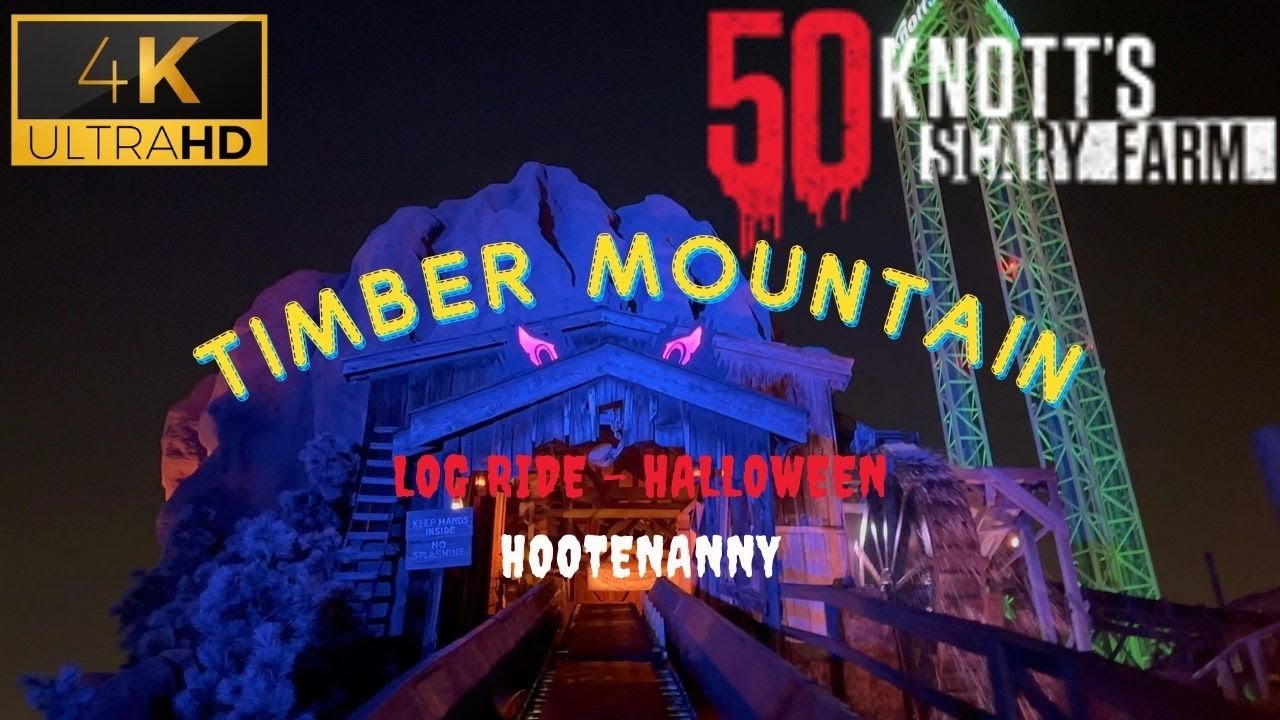 Knott's Scary Farm | Timber Mountain Log Ride | Halloween Hootenanny. #halloween #fyp #california