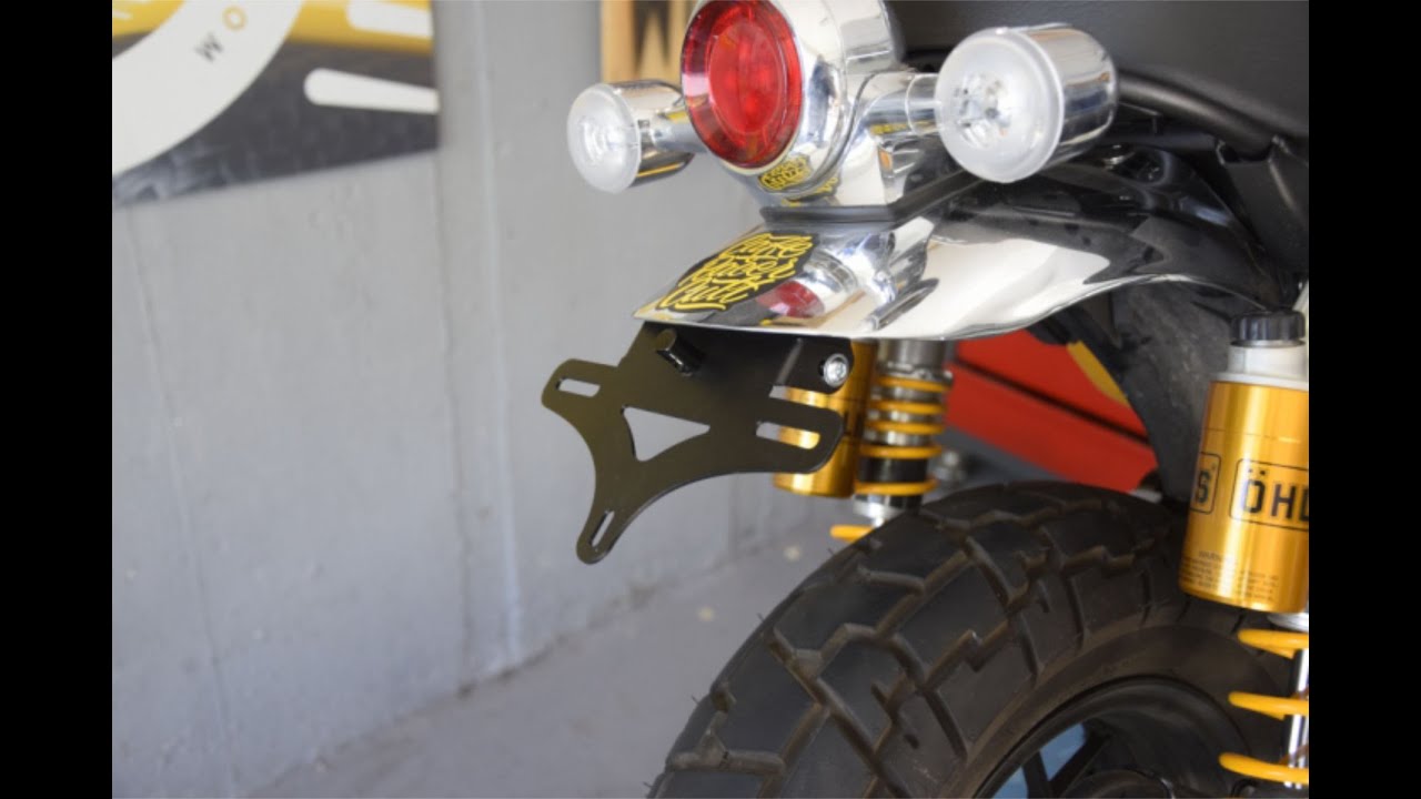 Installation Instruction License Plate Holder for Honda Monkey125 (NP-HM)