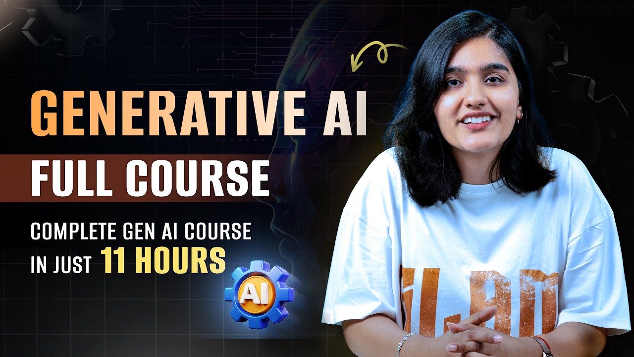 🔥Generative AI Full Course Free For 2026 | Intellipaat