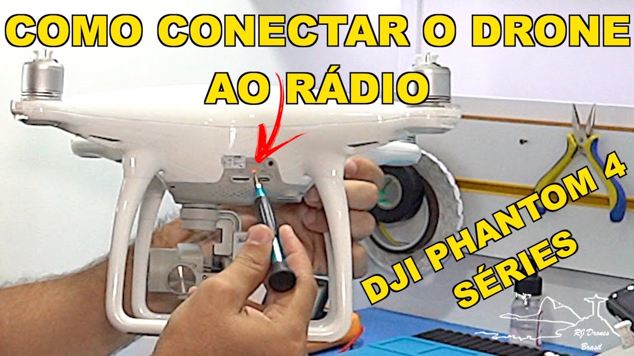 Como Bindar o Drone DJI Phantom 4 - Séries ao Rádio