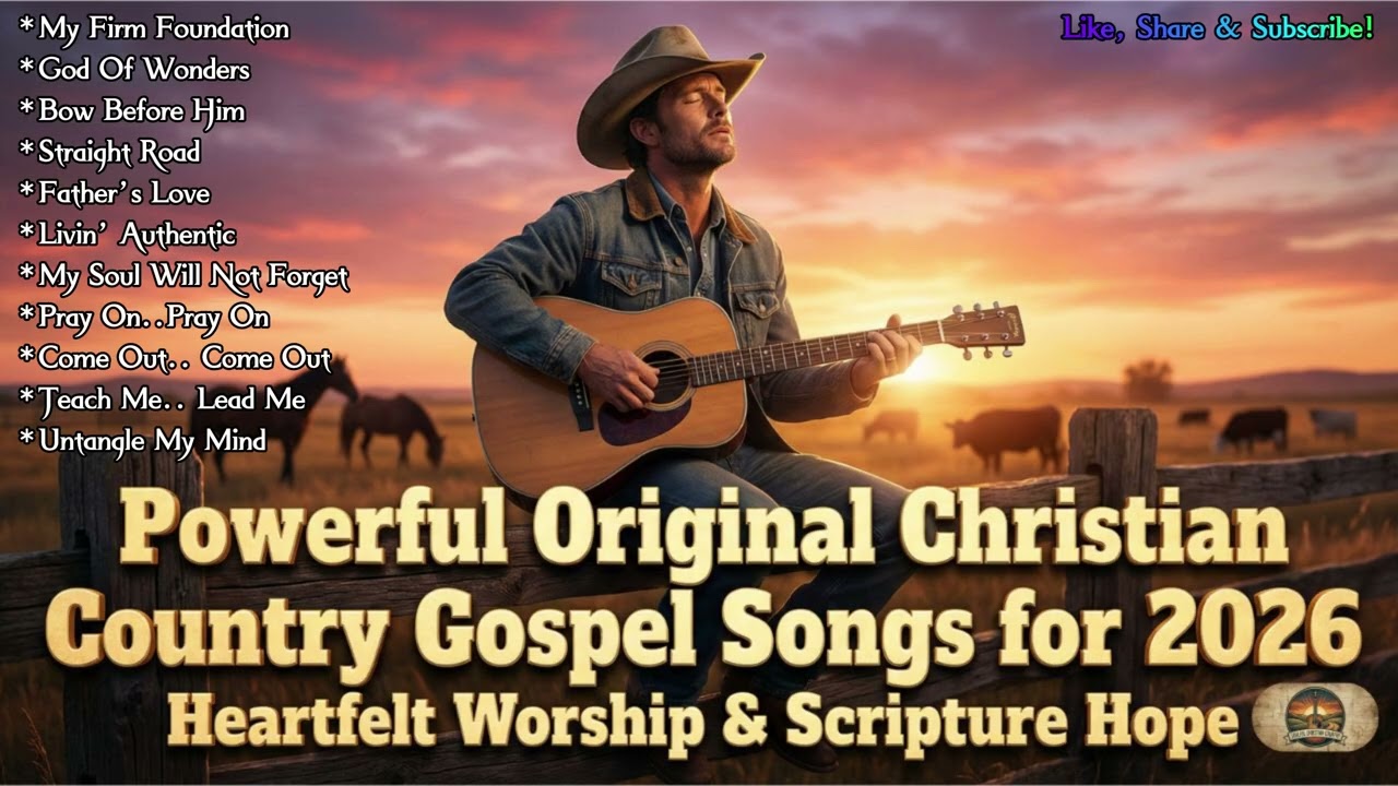 🎶 11 POWERFUL COUNTRY GOSPEL SONGS 🎸✨ FAITH, HOPE & REDEMPTION 🙌🔥 | New Original Worship Songs!