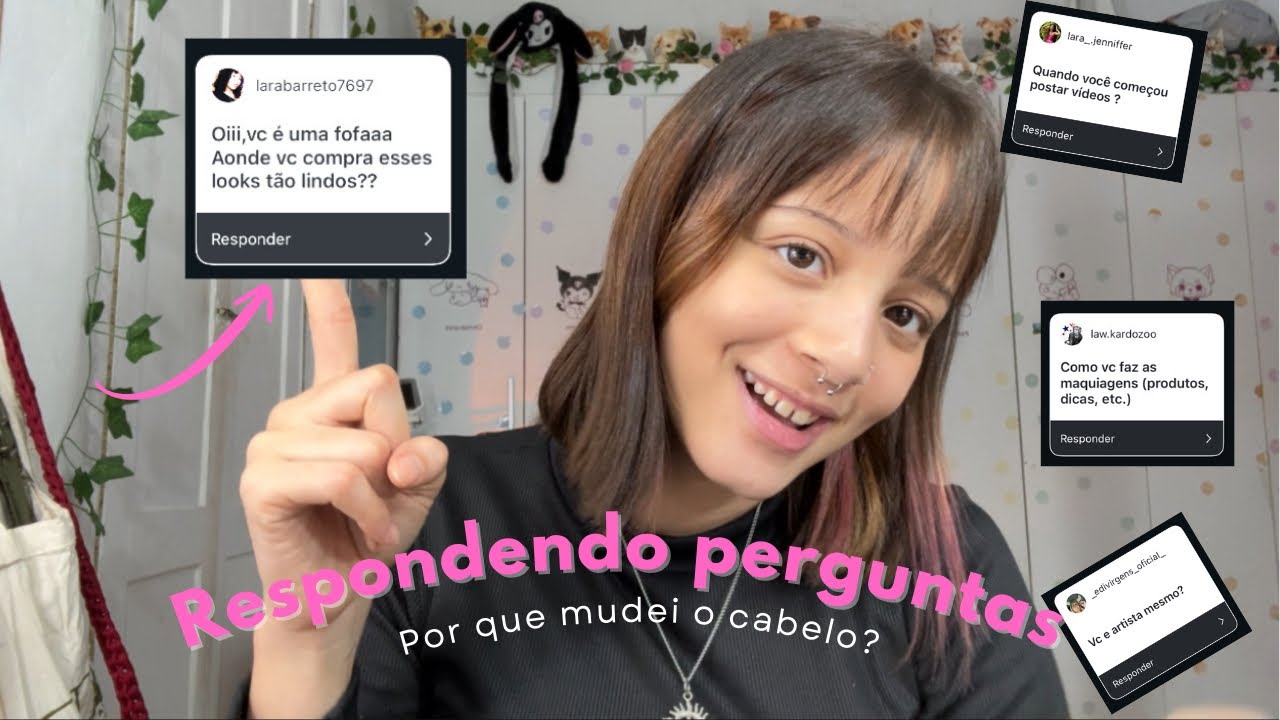 Respondendo perguntas que vocês me mandam · Por que mudei o cabelo? 🌻