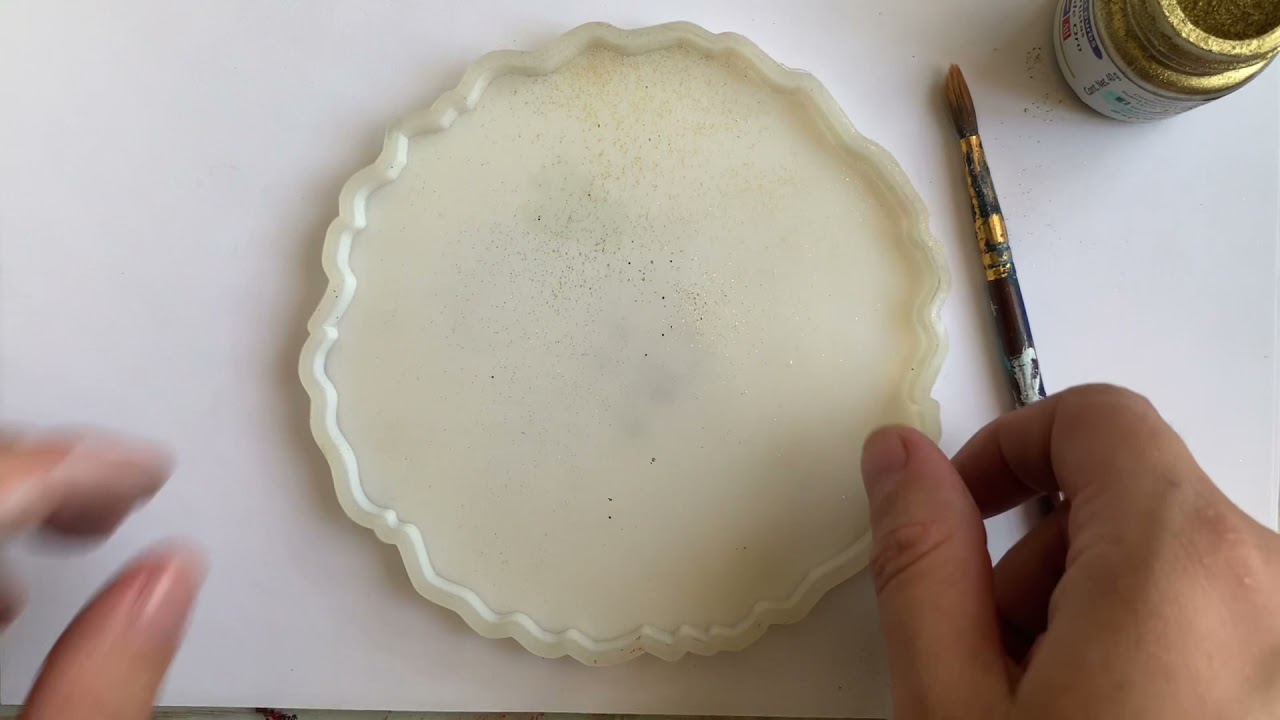 TRES IDEAS PARA PINTAR BORDES DE  POSAVASOS