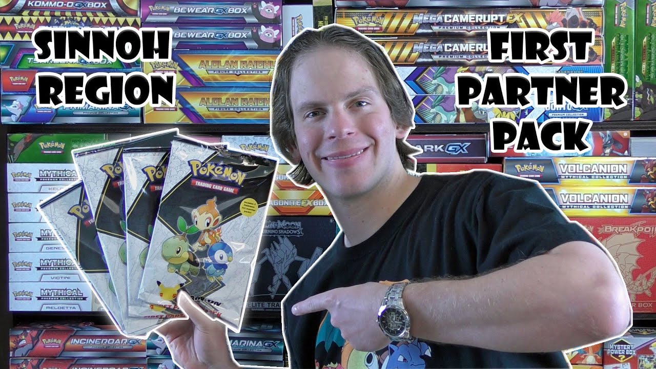 Открытие первого партнёрского набора Sinnoh Pokemon TCG