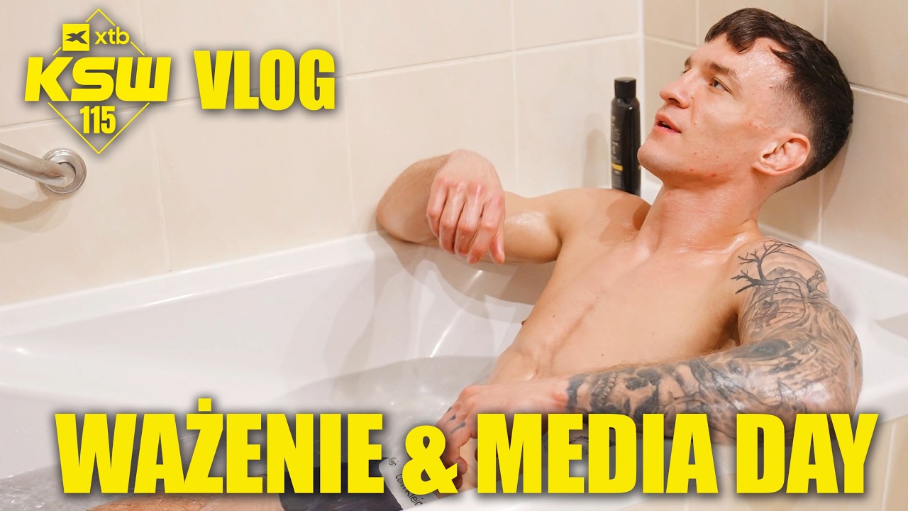 KULISY ZBIJANIA WAGI - VLOG z media day oraz ważenia | XTB KSW 115