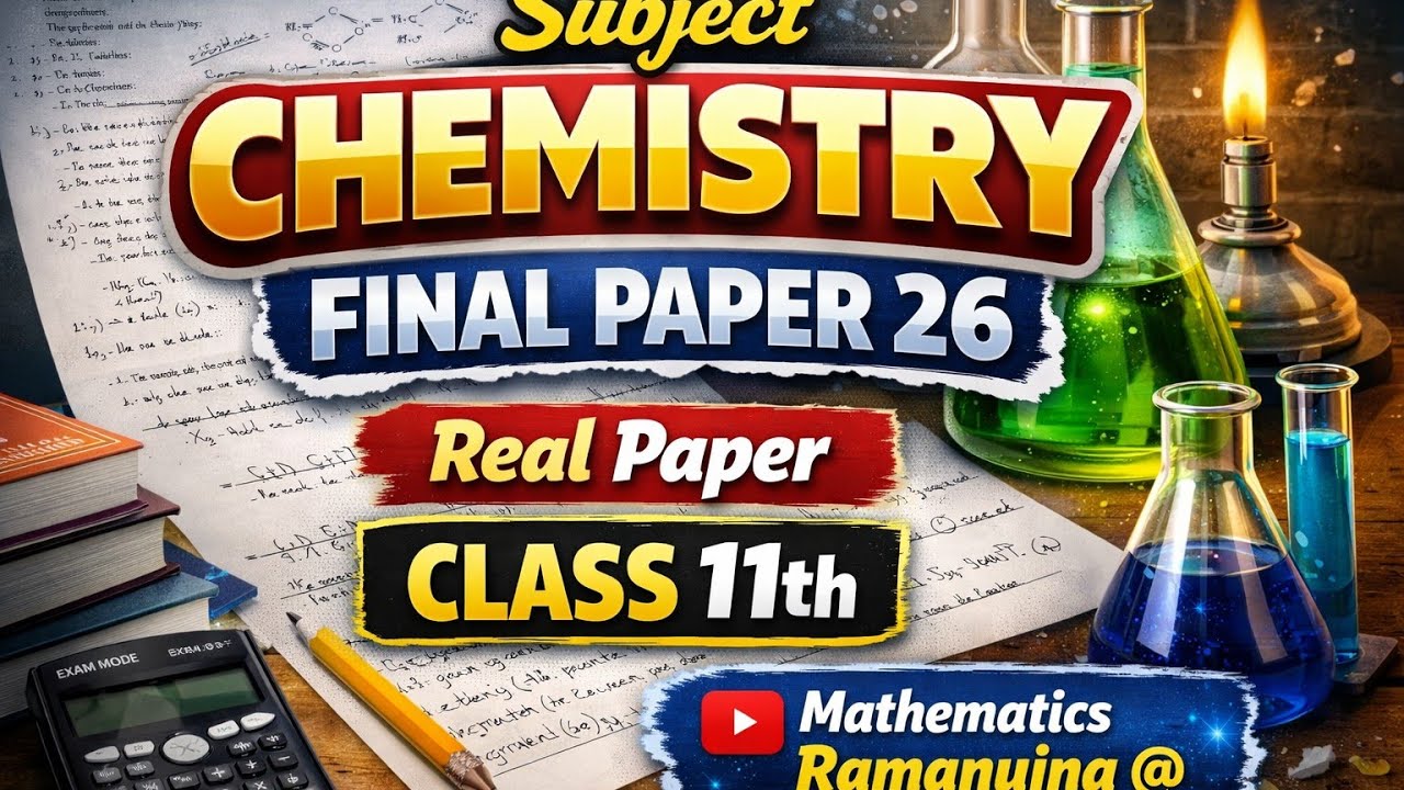 Class 11th Chemistry annual paper 26 chemistry 11th Paper final paper 26 final chemistry 11th2025-26