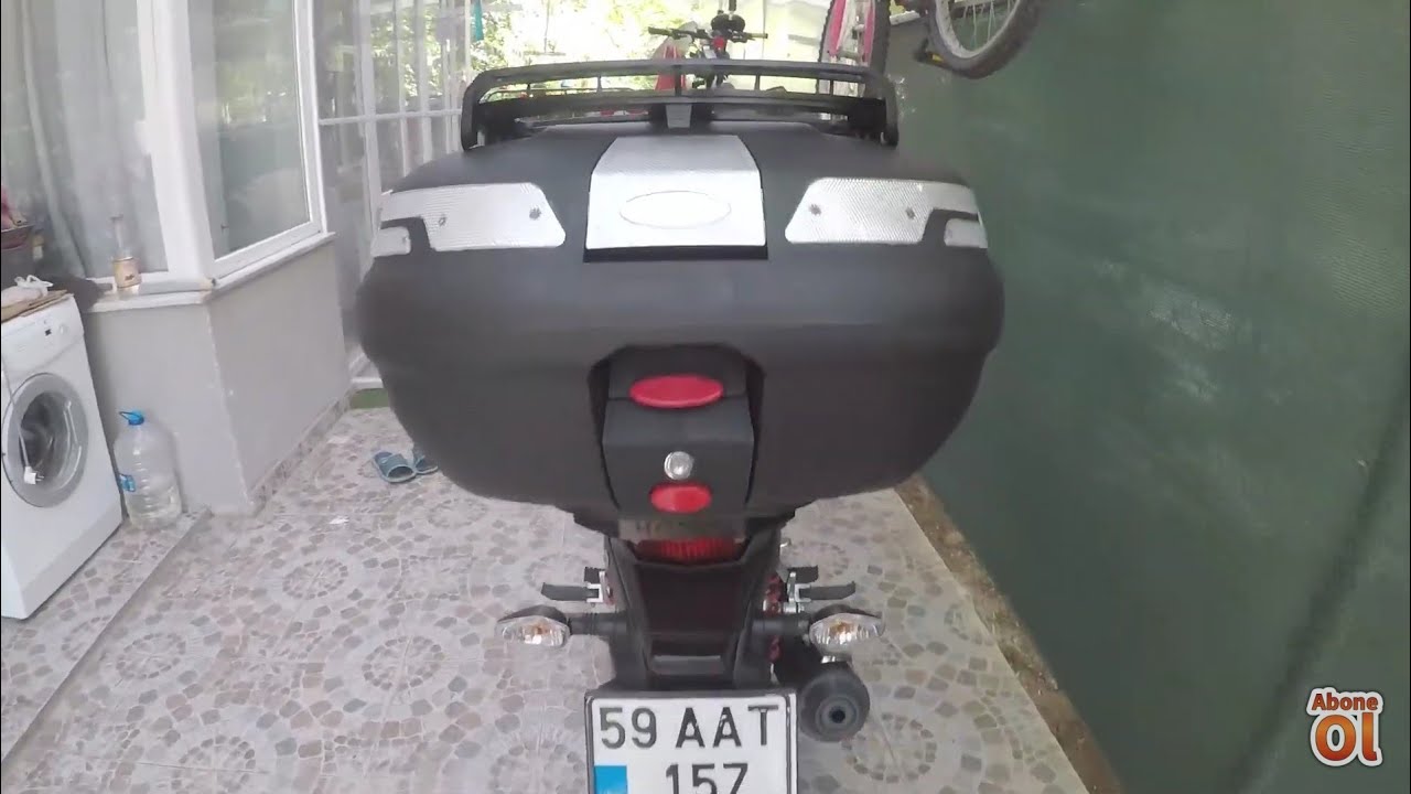 Maxem 45lt TopCase Motosiklet Arka &Ccedil;anta