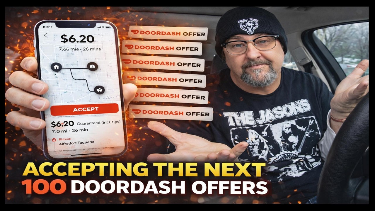 Acepting 100 Doordash Offers Until Perfection