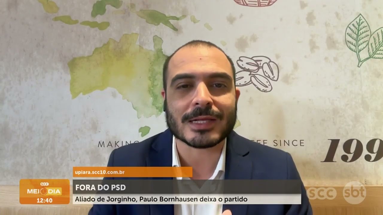 Fora do PSD: Paulo Bornhausen deixa o partido | Cotidiano | SCC Meio-Dia