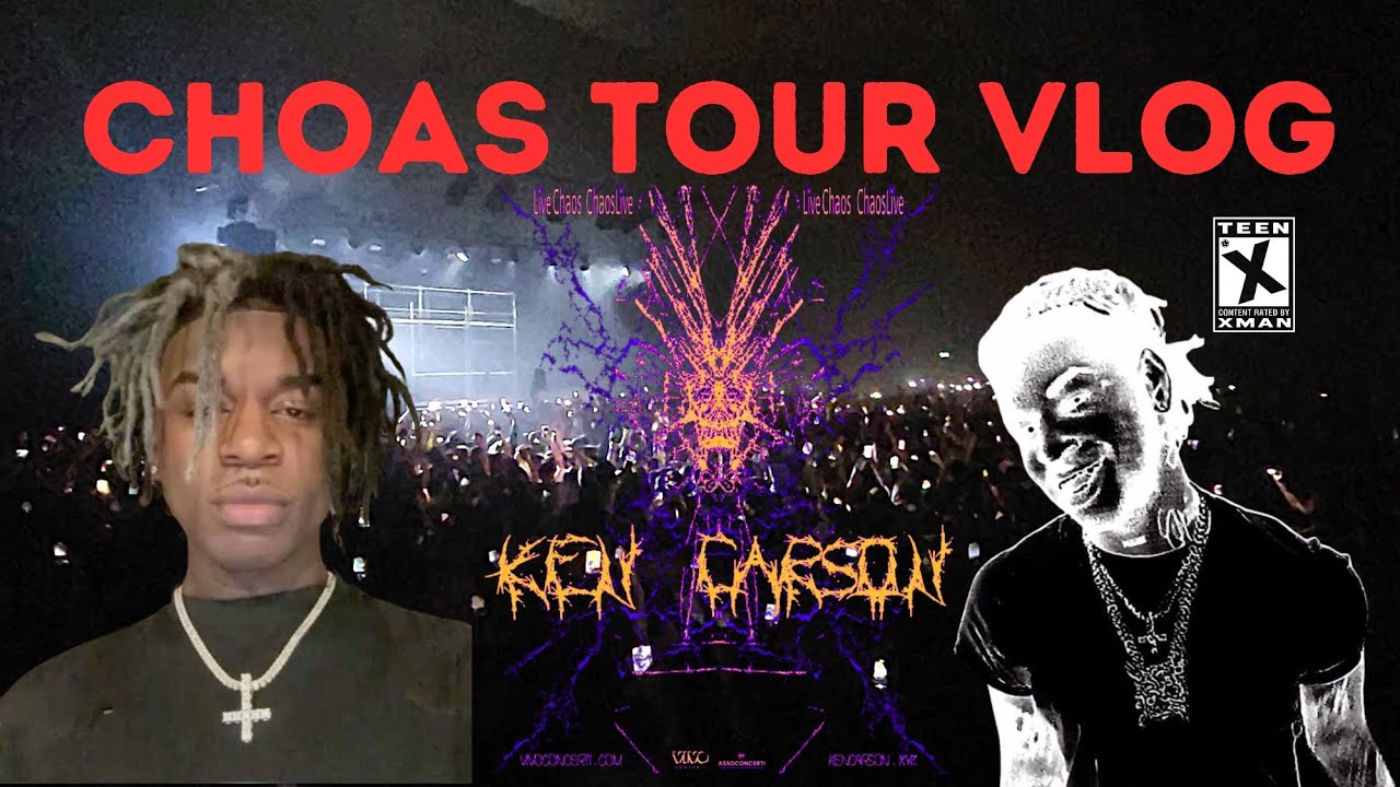 KEN CARSON KONZERTVLOG! 👹 CHAOS TOUR OFFENBACH VLOG 🖤 | Kraut West