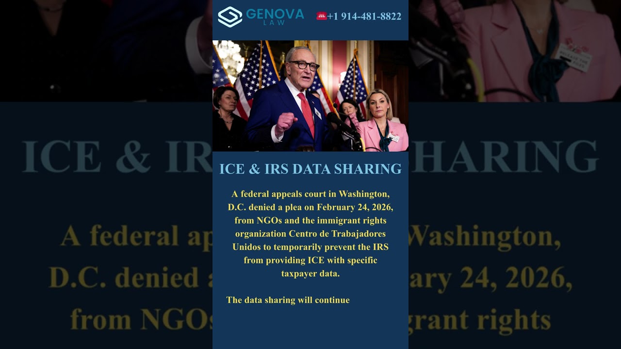Court Allows IRS to Share Limited Data with ICE!🚨#BreakingNews #IRS #ICE #FederalAppeals #USlaw
