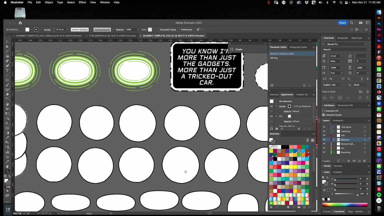 Tour of Nate's Default Adobe Illustrator Lettering Template