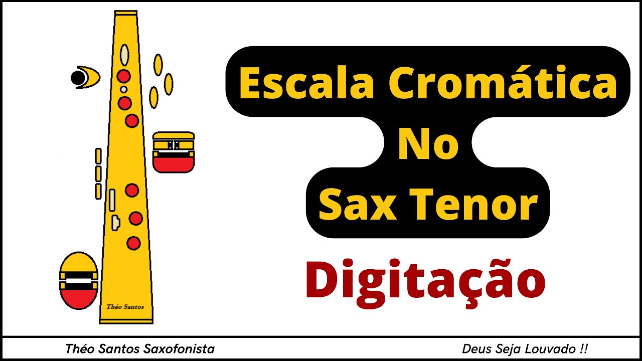 Escala Crom&aacute;tica no Sax Tenor Digita&ccedil;&atilde;o Completa / Chromatic Scale on Tenor Sax