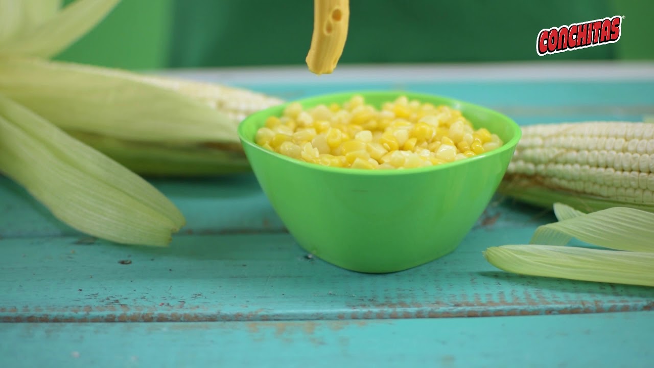 Conchitas Super Piccas con elote.