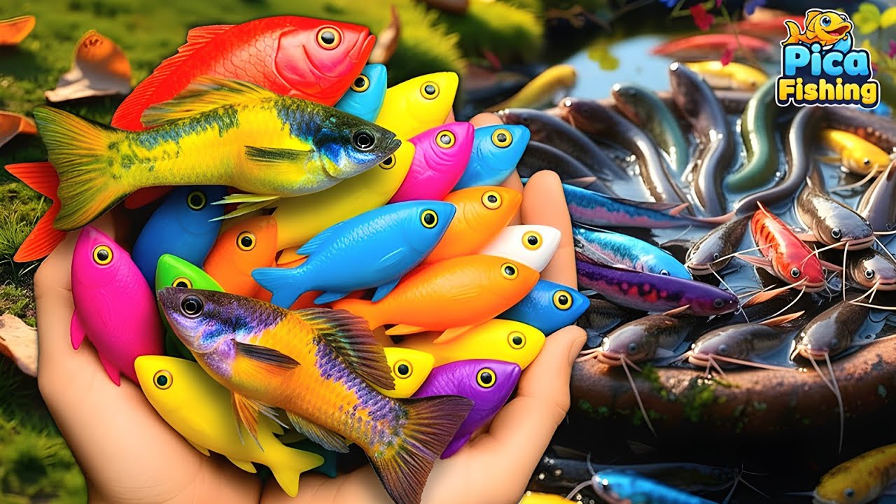 Colorful Surprise Eggs Gone Wild! Beautiful Goldfish, Koi, Catfish & More