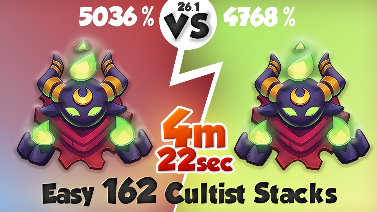 Easy 162 Stacks by this CULTIST and many more | PVP Rush Royale