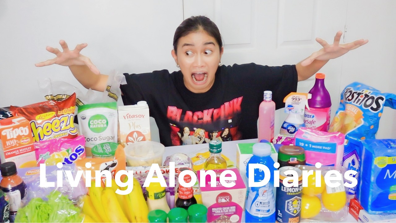 grwm para mag grocery shopping spree