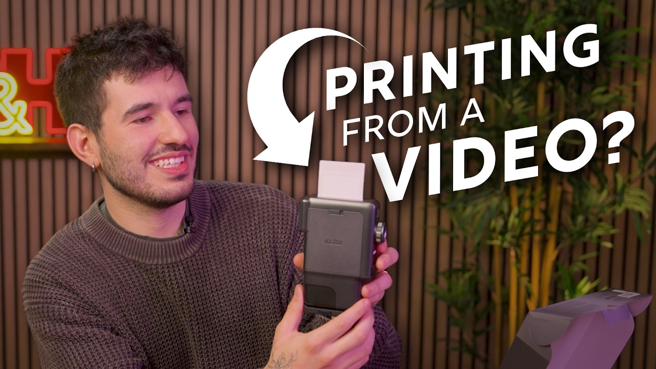 We React to the FUJIFILM instax mini Evo Cinema