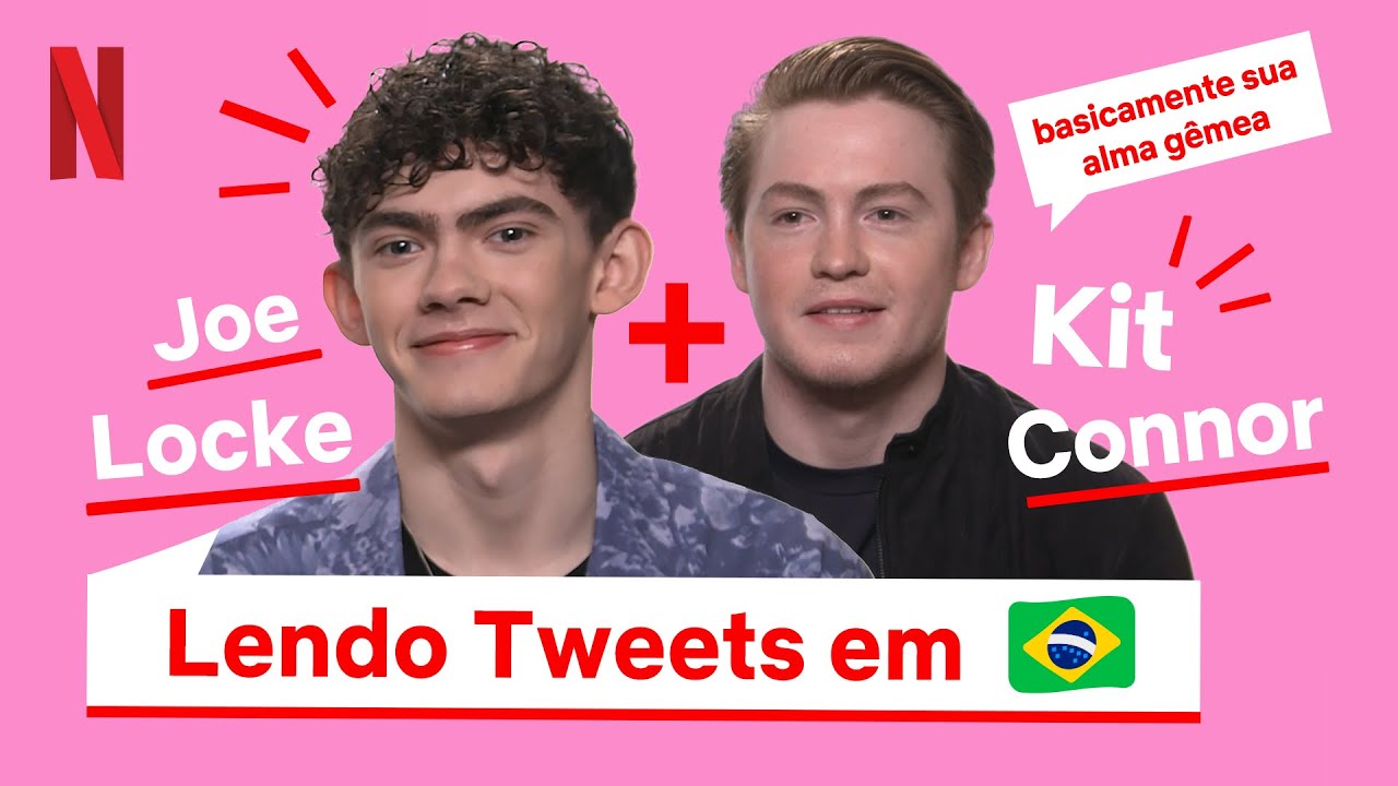 Joe Locke e Kit Connor leem tweets em português | Heartstopper | Netflix Brasil