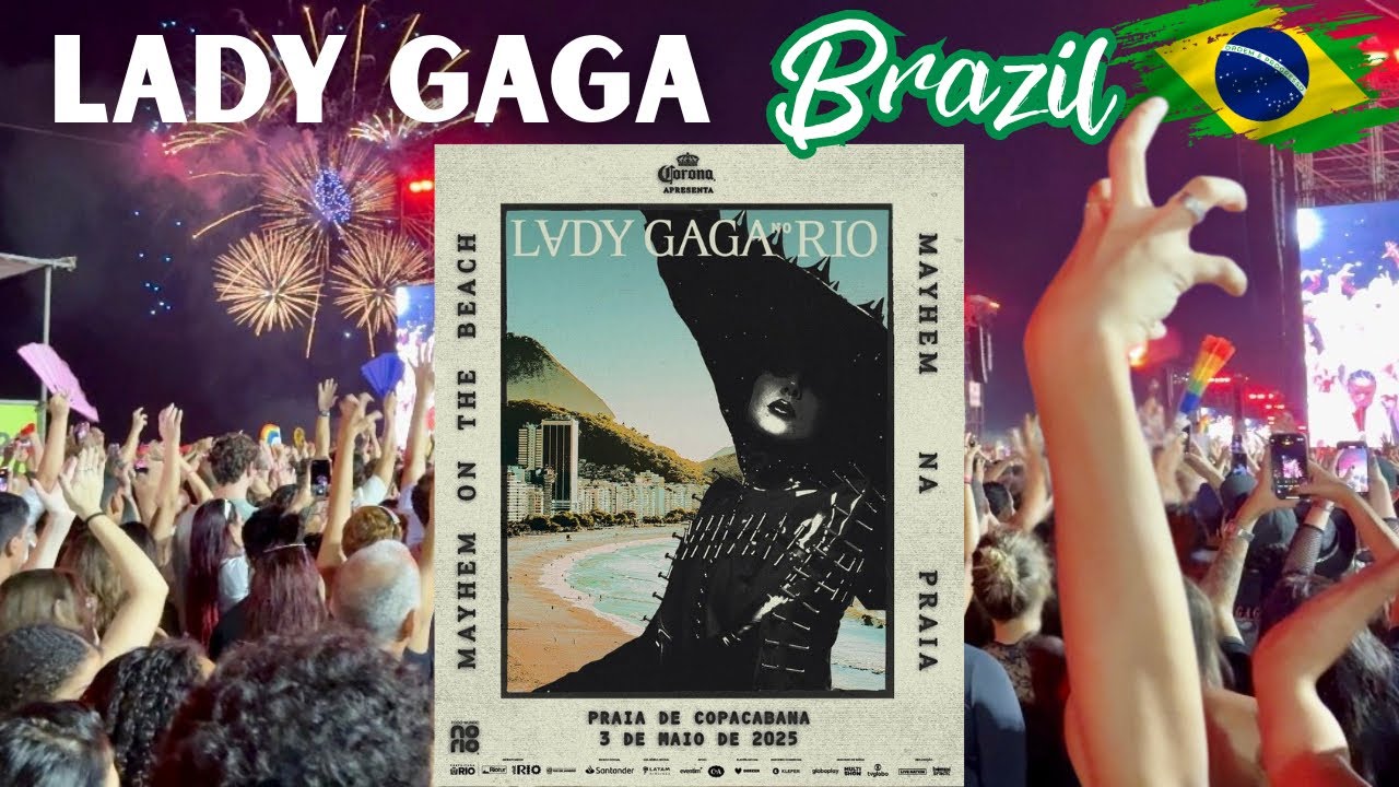 LADY GAGA breaks record in RIO DE JANEIRO 🥵🤯
