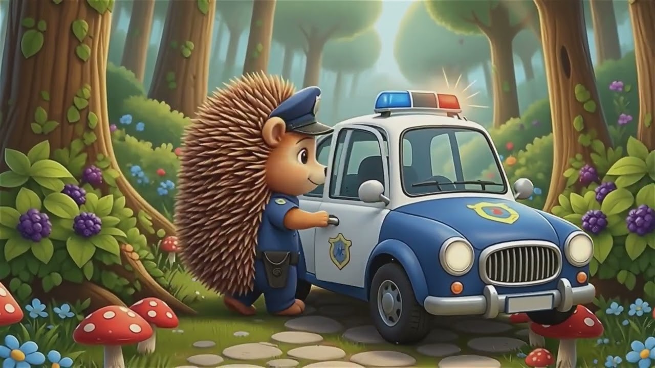🍬 Martinel și Hoțul Fugar 🚓 | Ariciul Polițist în Urmărire Rapidă!