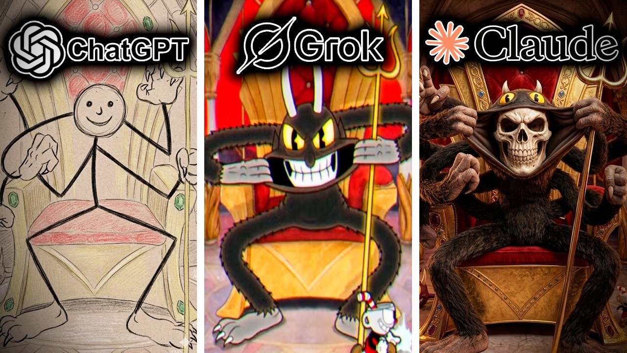 ChatGPT vs Gemini vs Claude Crean Cuphead desde Cero