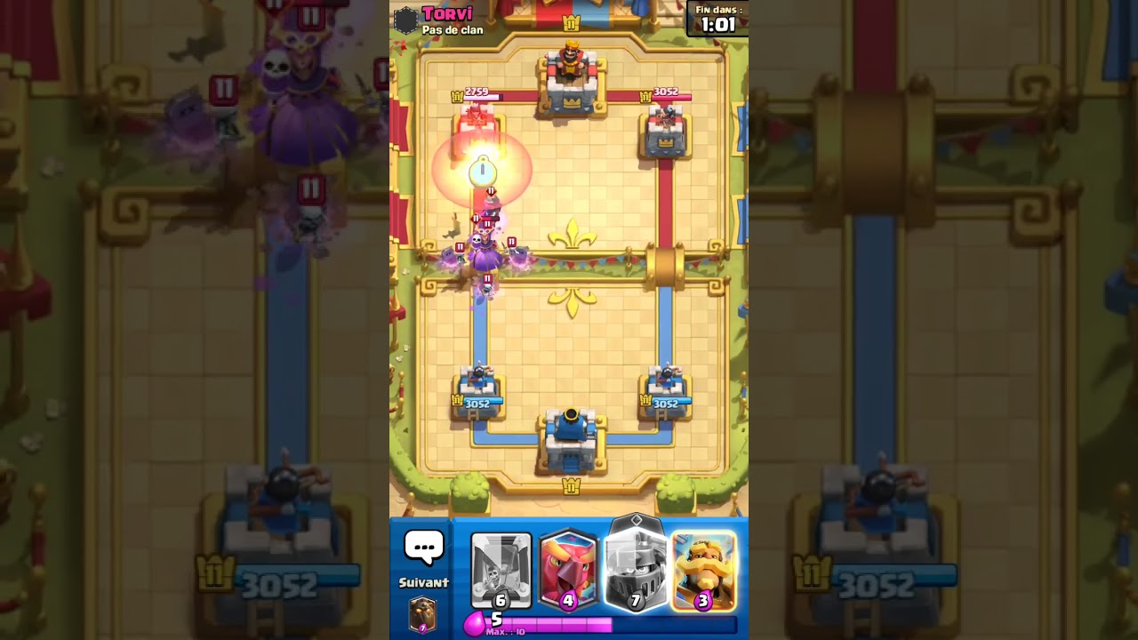 Deck chevalier et  cartes volantes