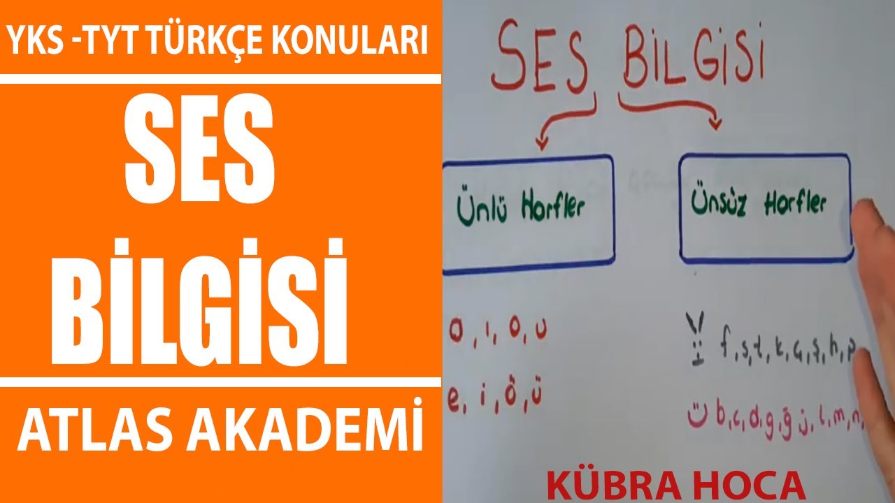 Ses Bilgisi Yks Türkçe - Kubra Hoca