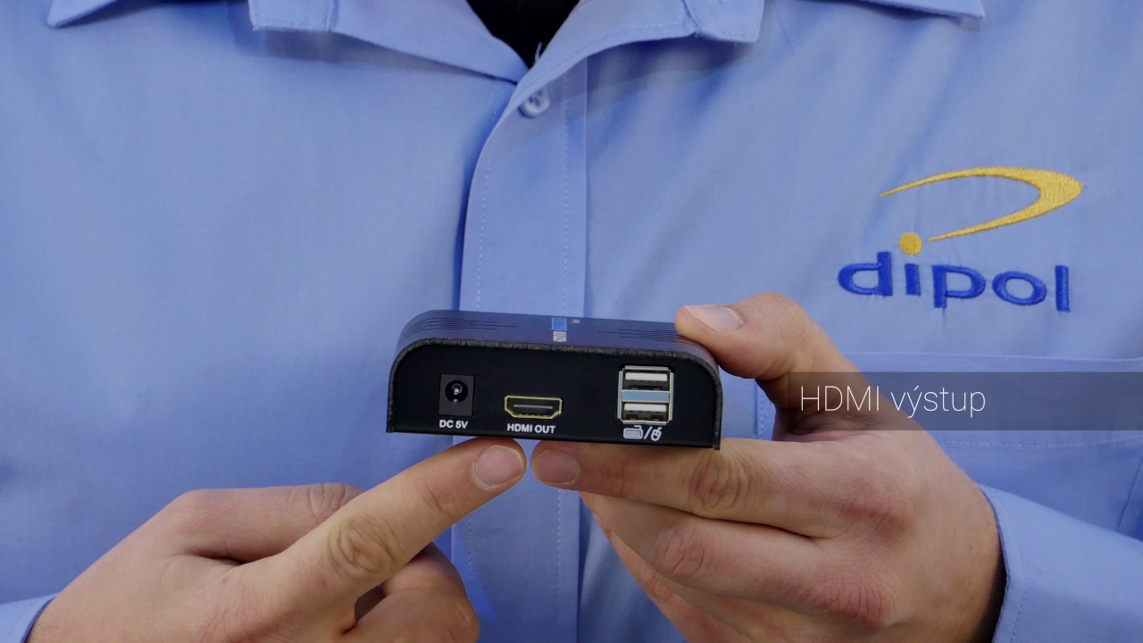 Konvertor signálu HDMI + USB na IP