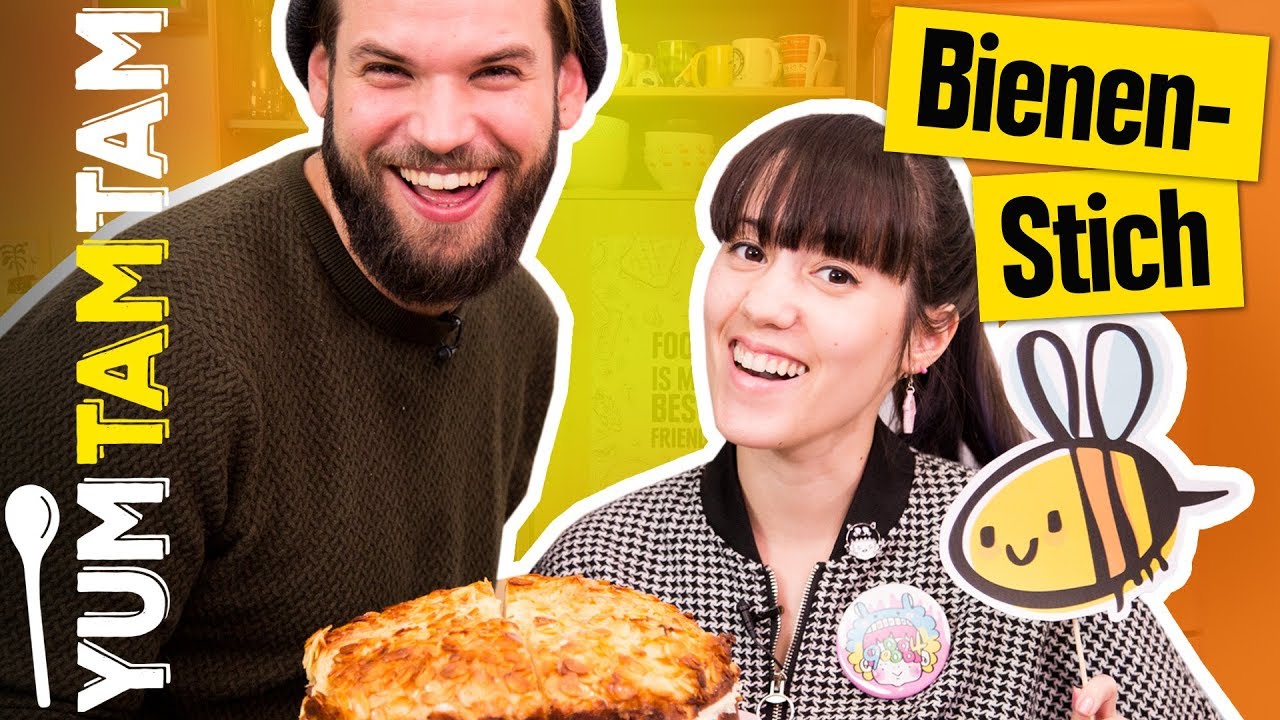 Wir haben BIENEN im BAUCH! // Bienenstich selberbacken // #yumtamtam