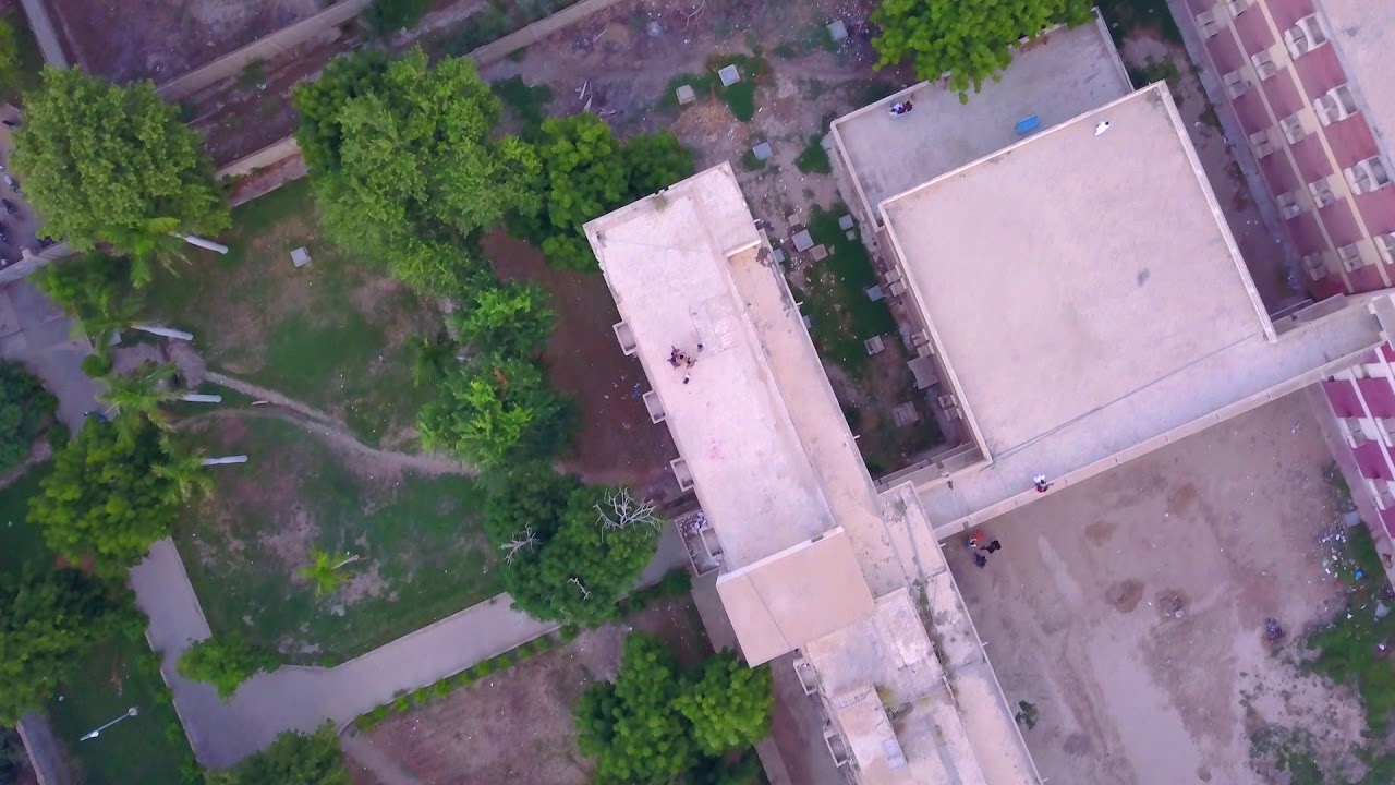 A Block Hostel, QUEST Nawabshah (Aerial View)