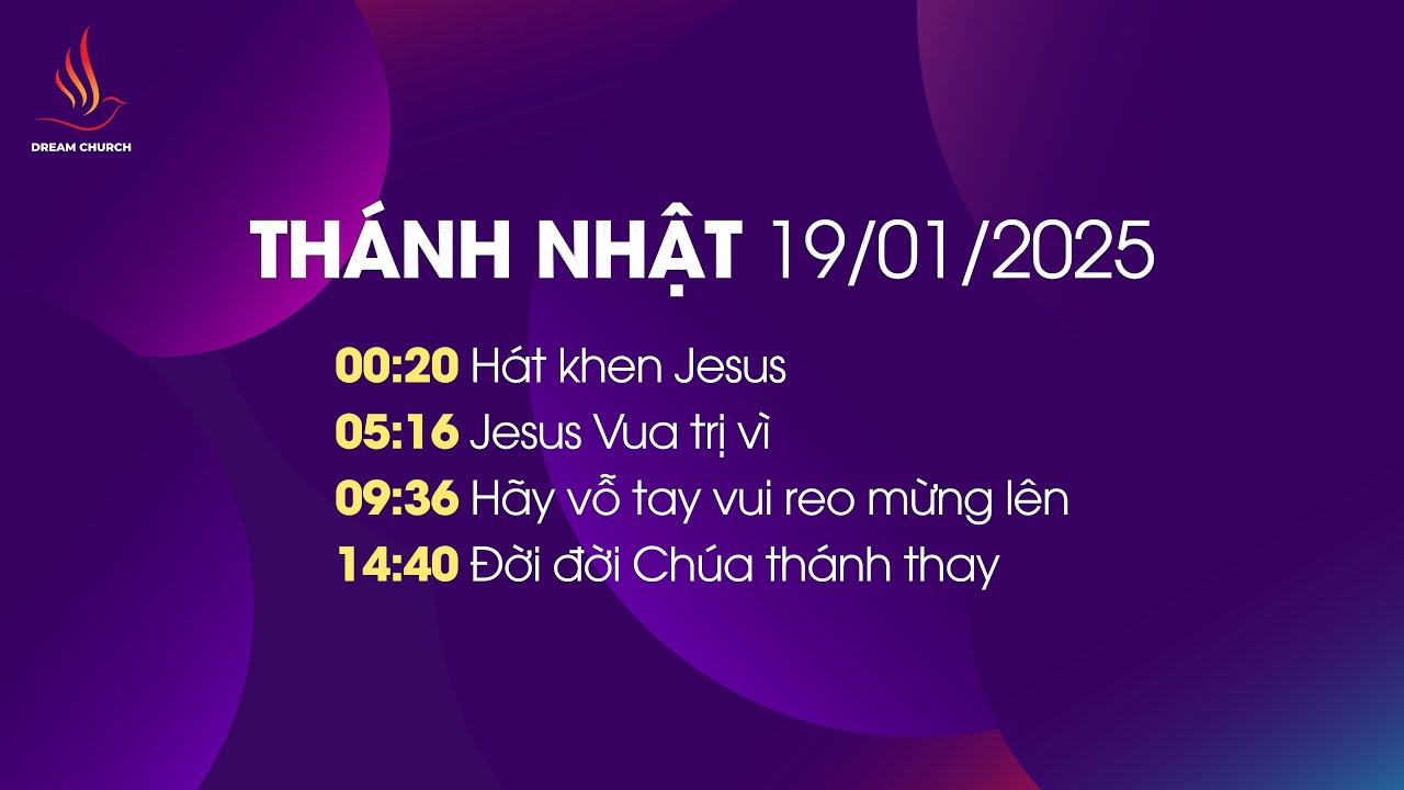 THỜ PHƯỢNG THÁNH NHẬT 19/01/2025