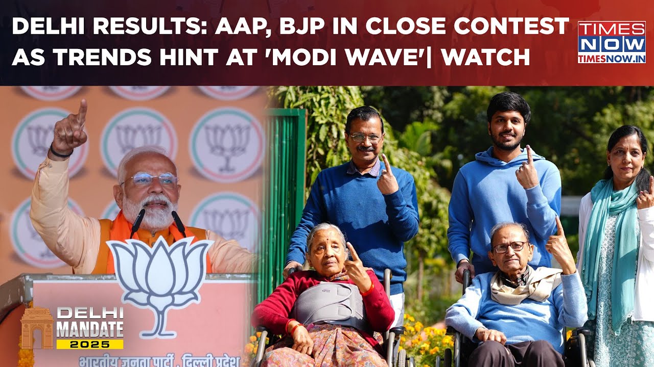 Delhi Election Results: AAP Vs BJP Gap Widens After A Close Fight| Kejriwal Remains Hopeful| Watch