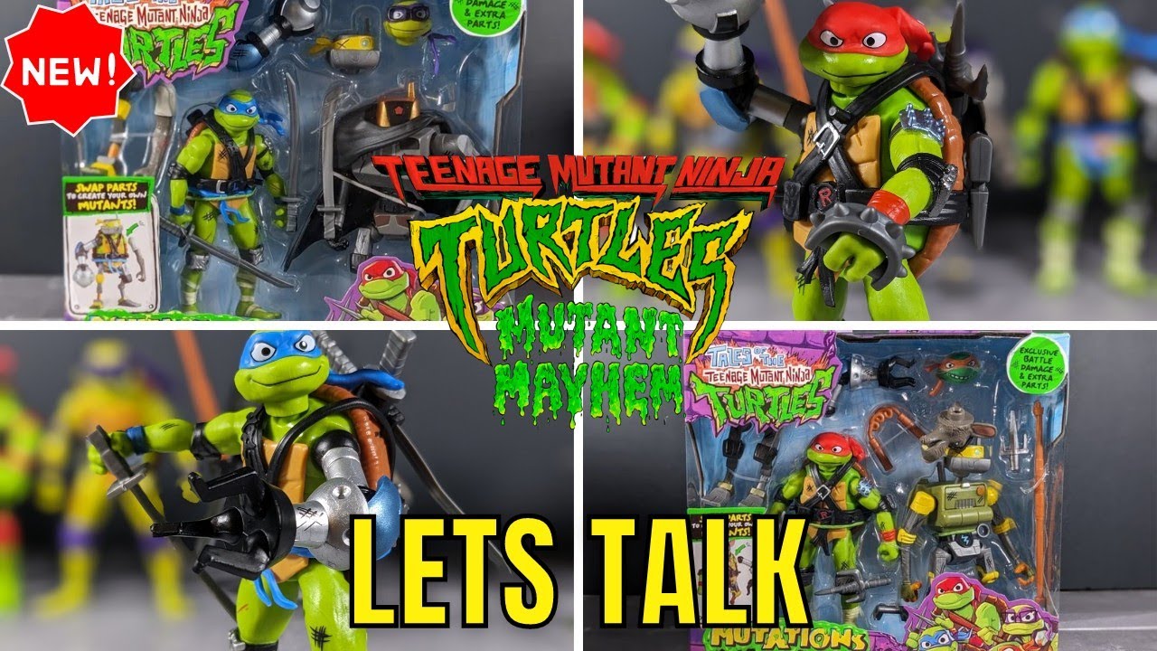 Mutant Mayhem Battle Damage Mix and Match 2pack / Walmart Exclusive / NEW