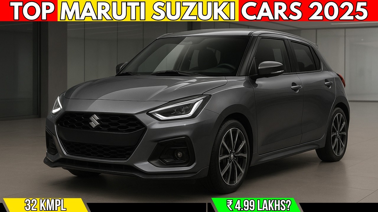 7 лучших автомобилей Maruti Suzuki в Индии 2025 года