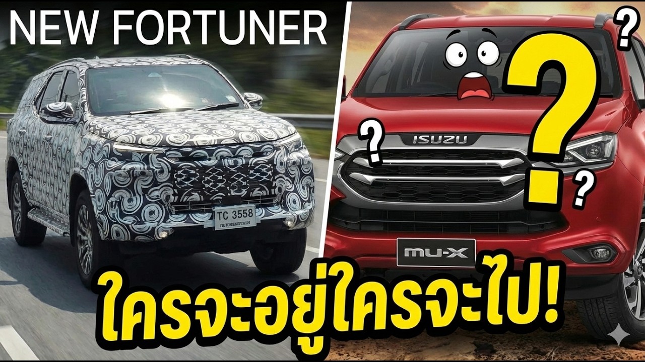 หลุดเต็มตา! 2027 All NEW Toyota Fortuner ทวงบัลลังก์ ดับฝัน MU-X งานนี้มีหนาว!