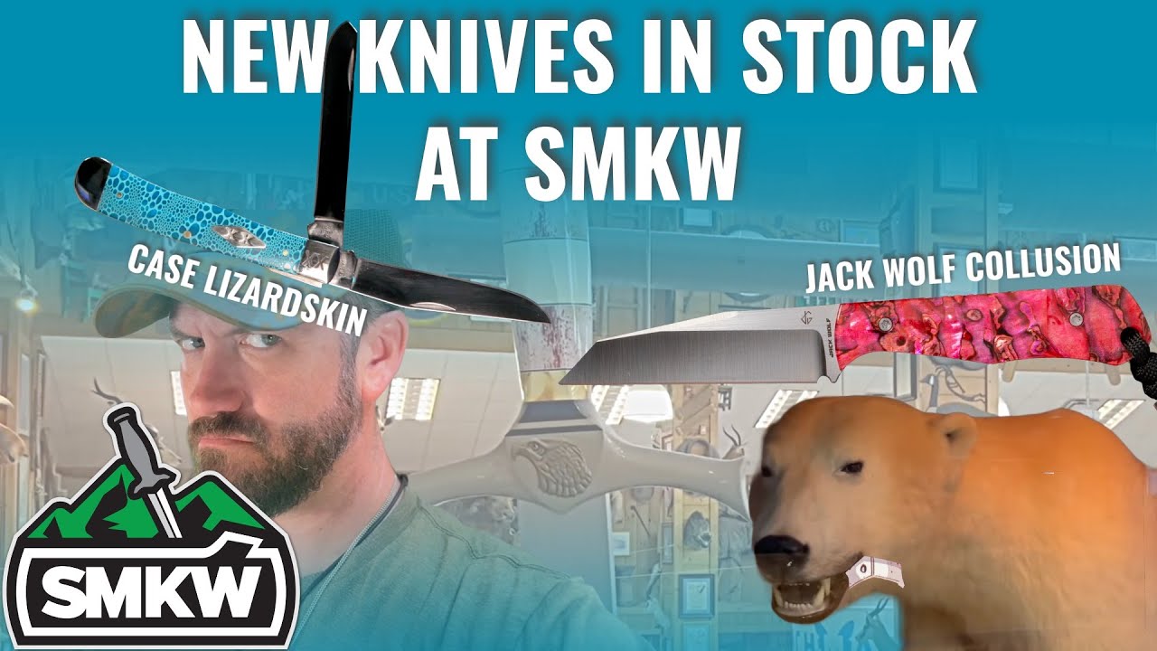 New Knives In Stock at SMKW!  Jack Wolf, Finch, Oknife, Olight, Case and much more!