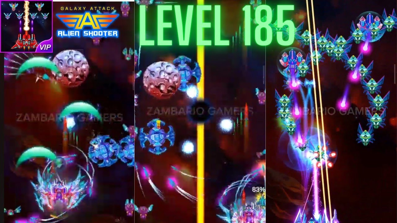 Galaxy Attack Alien Shooter New Level 185 By Zambario Gamers