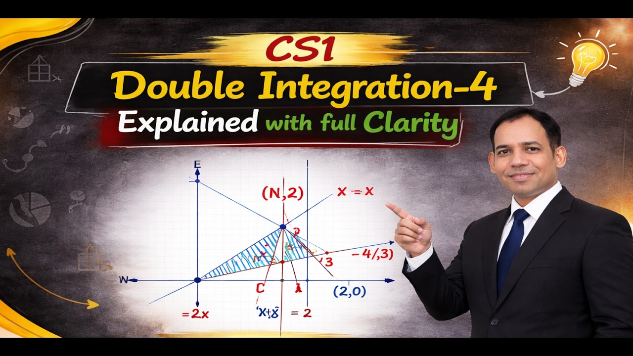 CS1 Joint Distribution| Double Integration and Change of Order Explained Clearly| Actuarial Science