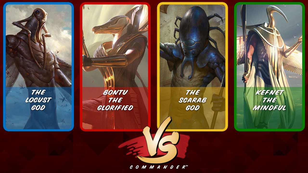 Commander VS S8E6: The Locust God vs Bontu vs The Scarab God vs Kefnet