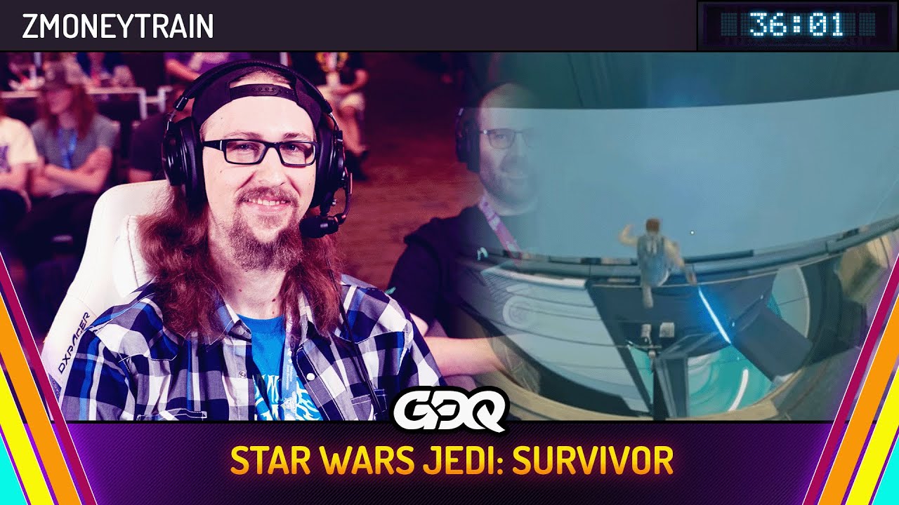 Star Wars Jedi: Survivor by zmoneytrain in 36:01 - Summer Games Done Quick 2025