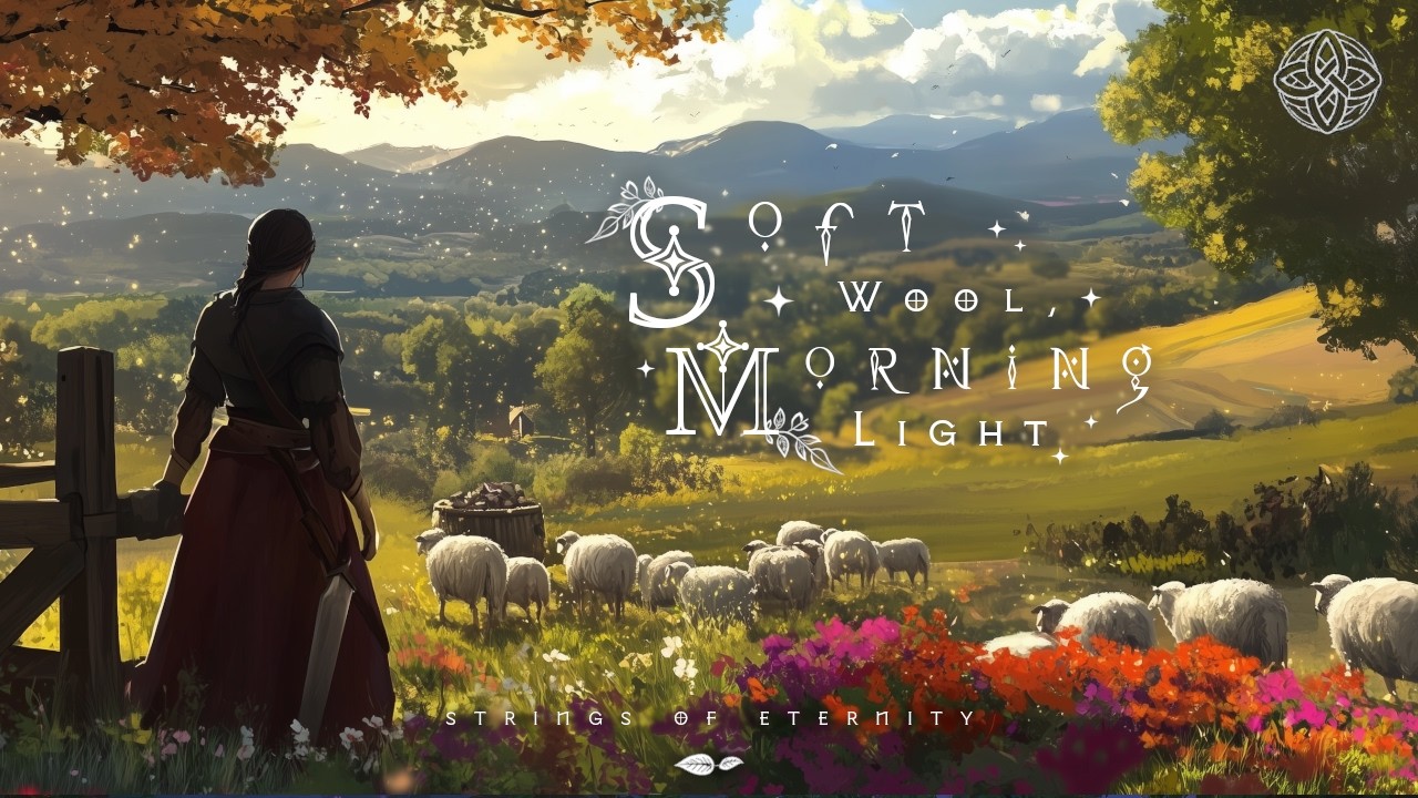 Soft Wool, Morning Light | Fantasy Celtic Ambience | Relaxing Music [No Ads]